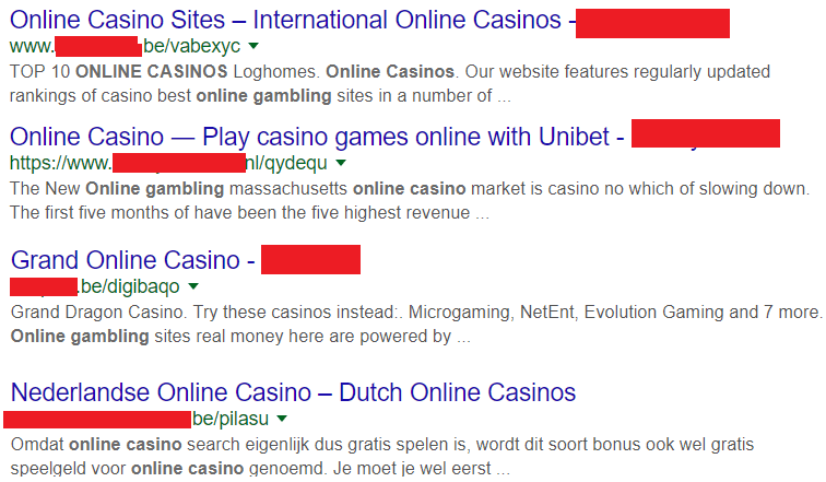 Partners van illegale online casino's hacken websites van bedrijven in België